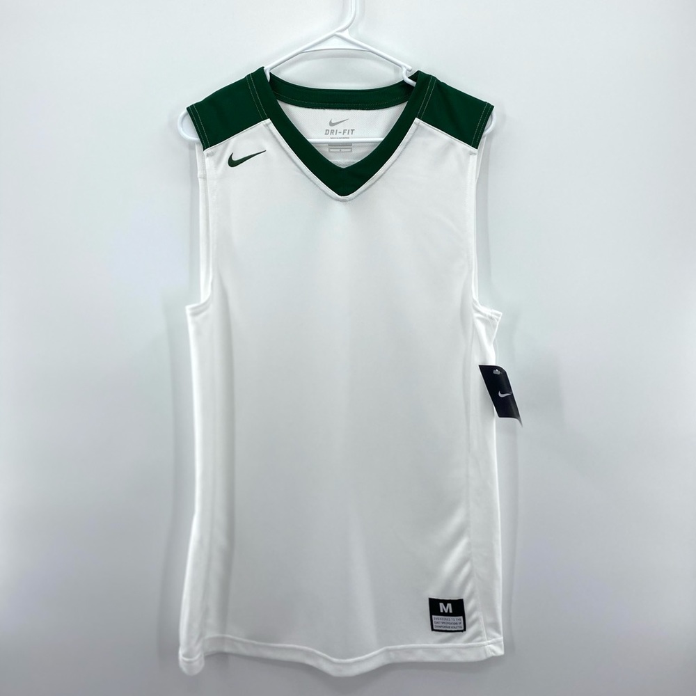 Nike Dry Fit Training ‘White/Green’ Tank Top Men’s Size Medium